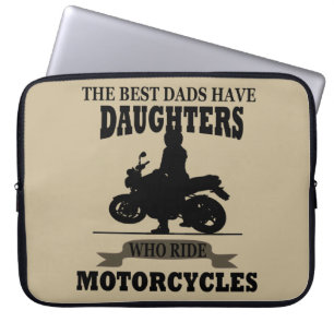 Capa Para Notebook Motocicleta da filha dos melhores pais