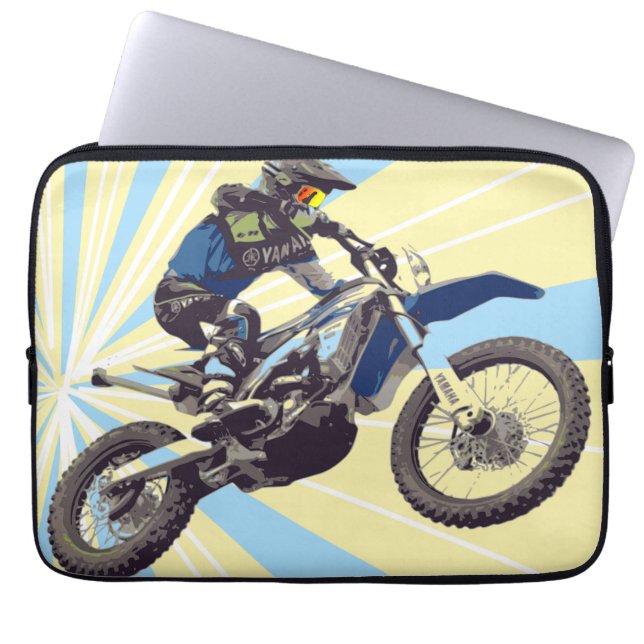 Capa Para Notebook Motocross (Frente)
