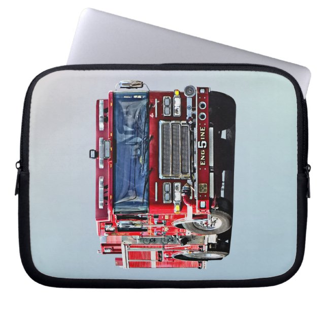 Capa Para Notebook Motor de Fogo a Virar o Canto (Frente)
