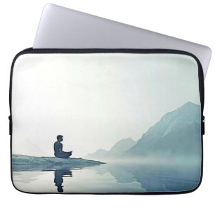 Capa Para Notebook Mountain Zen Design de Meditação Pacífica