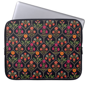 Capa Para Notebook mughal motif Kani Padrão de ornamentação multicolo