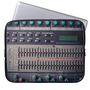 Capa Para Notebook Muitos botões do Mixer de Som Studio