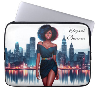 Capa Para Notebook Mulher africana moderna decência bonito