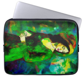 Capa Para Notebook Mulher em Chapéu