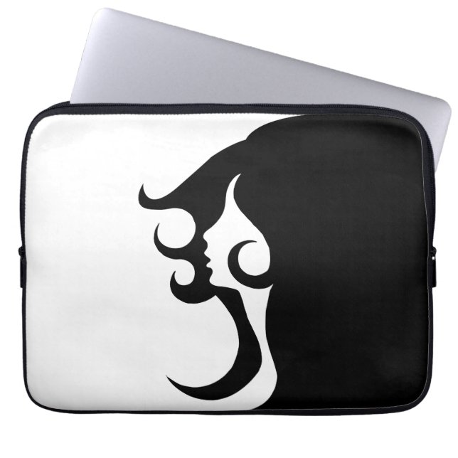 Capa Para Notebook Mulher Mod Retro (Frente)