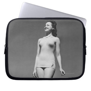 Capa Para Notebook Mulher no roupa de banho