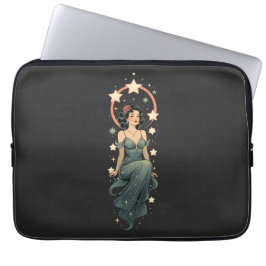 CAPA PARA NOTEBOOK MULHER RETRÔ