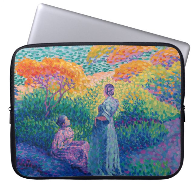 CAPA PARA NOTEBOOK MULHERES À BEIRA MAR PINTURA (Frente)