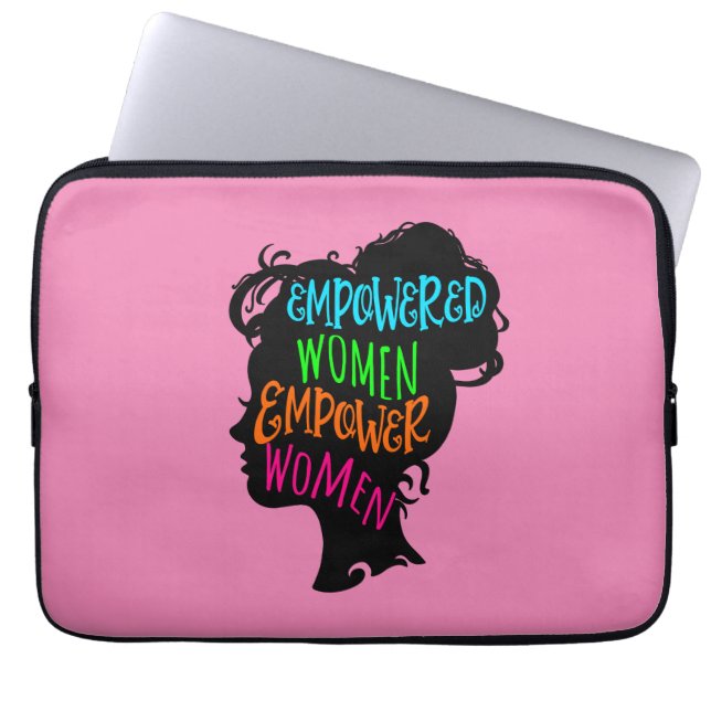Capa Para Notebook Mulheres capacitadas empoderam mulheres (Frente)