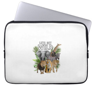 Capa Para Notebook Mulheres Vamos Adquiram Animais Selvagens do Zoo S