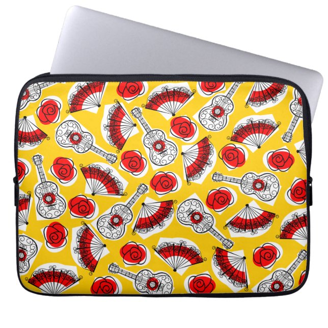 Capa Para Notebook Multibolsa de laptop de Souvenirs em Espanha (Frente)