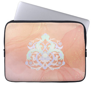 Capa Para Notebook Murmurantes do Jardim Pastel – Floral Uplificante