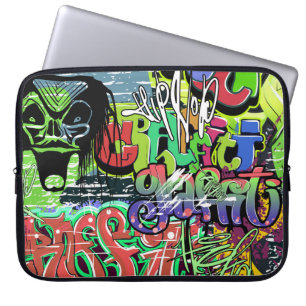 Capa Para Notebook Muro de grafite: Salto Urbano