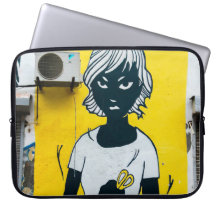 Muros de Ruas de Pintura de Rapariga Raios