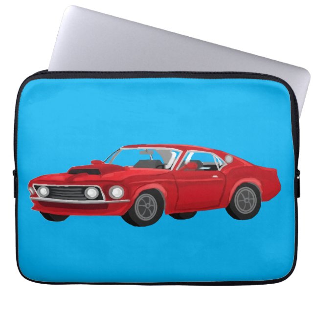 Capa Para Notebook Muscle car (Frente)