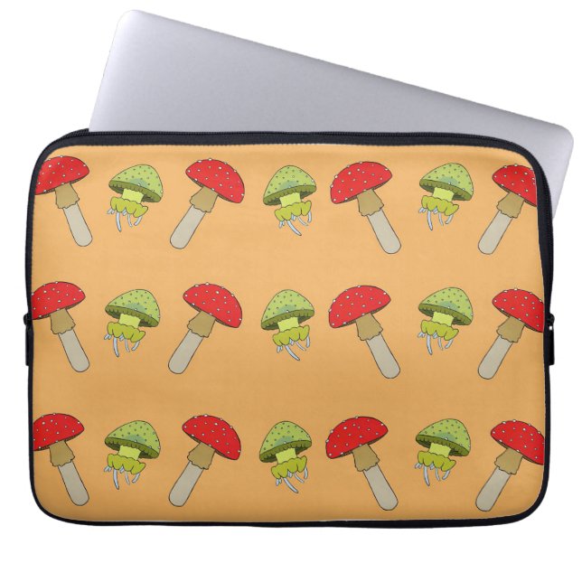 Capa Para Notebook Mushroom Hunter Mushroom E medusas (Frente)