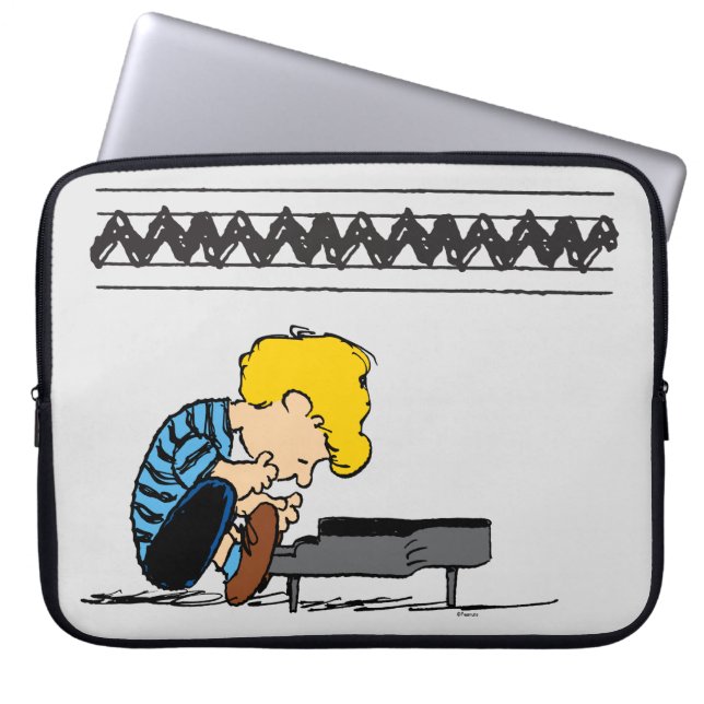 Capa Para Notebook Música Charlie Brown Schroeder (Frente)