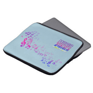 Capa Para Notebook Música Conecta Pessoas Bolsa de laptop de 13"
