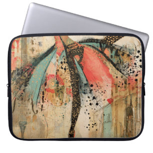 Capa Para Notebook Música de Violino Divertida Bailarina de Lace