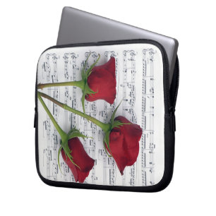 Capa Para Notebook Música dos rosas