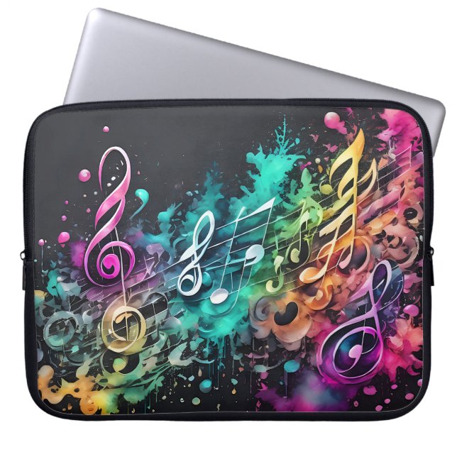 Capa Para Notebook musique graffiti (Frente)
