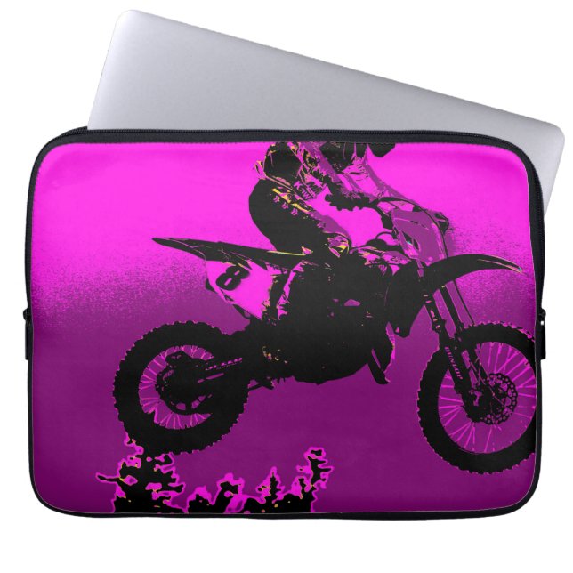 Capa Para Notebook MX - Motocross Racer (Frente)