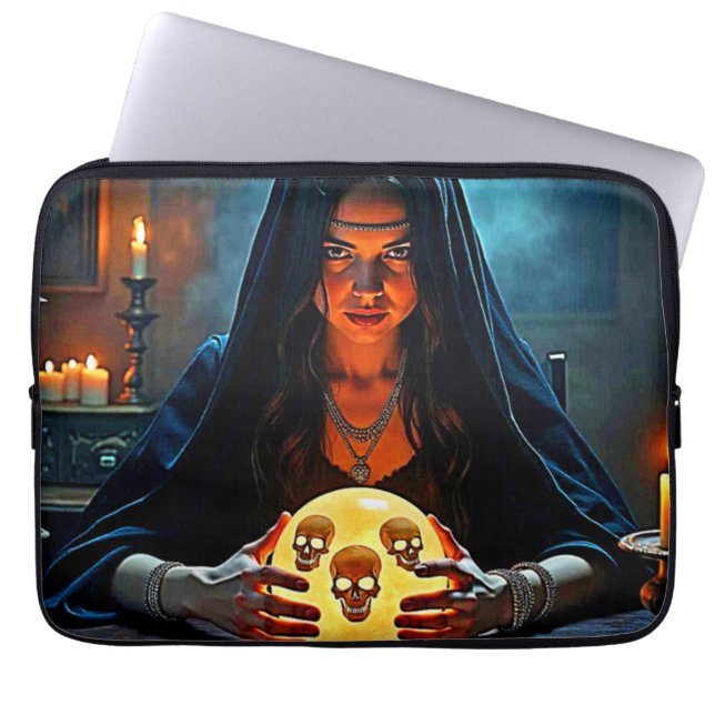 Capa Para Notebook Mystic Psychic Fortune Teller Design (Frente)