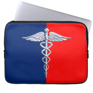 Capa Para Notebook Na moda Caduceus - Liga dos Símbolos Médicos