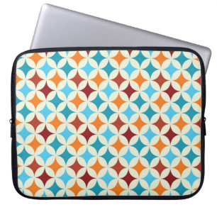 Capa Para Notebook Na moda Geométrico: Padrão sem costura do Vintage
