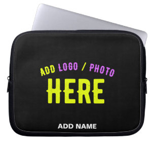 CAPA PARA NOTEBOOK NA MODA MODERNO PERSONALIZÁVEL NEGRO VERIFICADO CO
