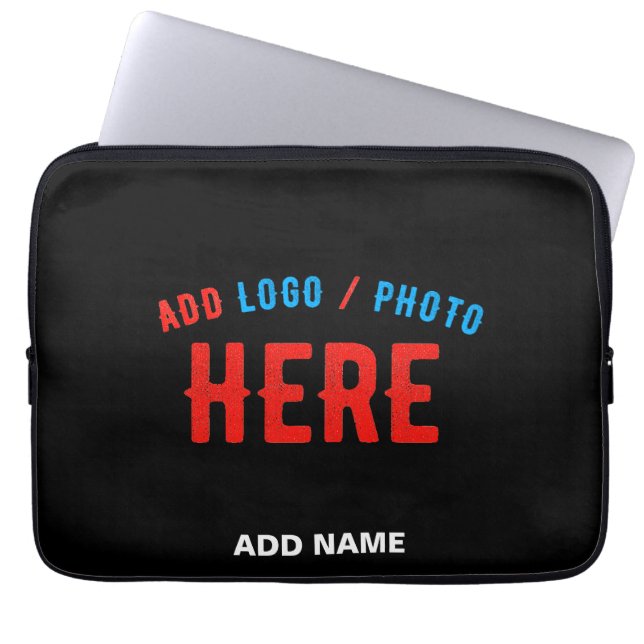CAPA PARA NOTEBOOK NA MODA MODERNO PERSONALIZÁVEL NEGRO VERIFICADO CO (Frente)