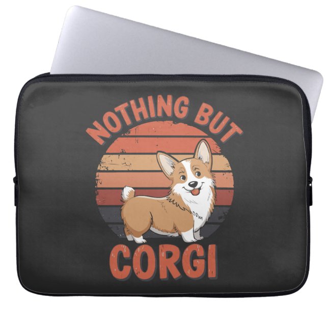 Capa Para Notebook Nada Além de Corgi (Frente)