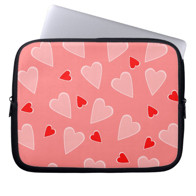 Capa Para Notebook Namorados Hearts Bag (Frente)
