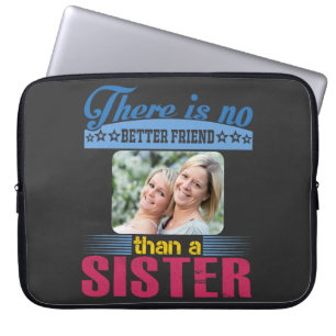 Capa Para Notebook Não é melhor amigo do que irmã, personalizada