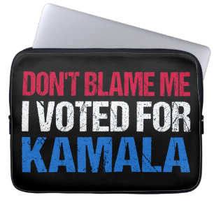 Capa Para Notebook Não me culpes, votei em Kamala