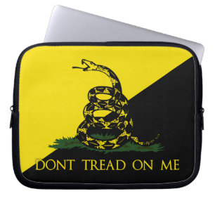 Capa Para Notebook Não pise em mim a bandeira do anarquista