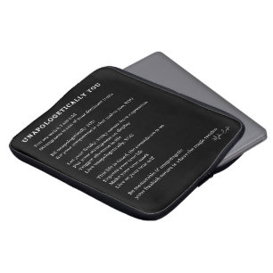 Capa Para Notebook Não se desculpem, você é poema poster wall