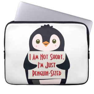 Capa Para Notebook Não Sou Baixo, Sou Só do Tamanho de um Pinguim