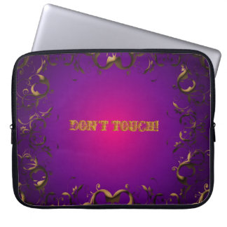 CAPA PARA NOTEBOOK NÃO TOQUE NA BOLSA DE LAPTOP