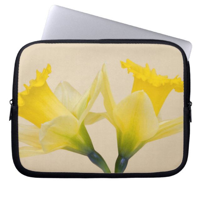 Capa Para Notebook Narcisos amarelos (Frente)
