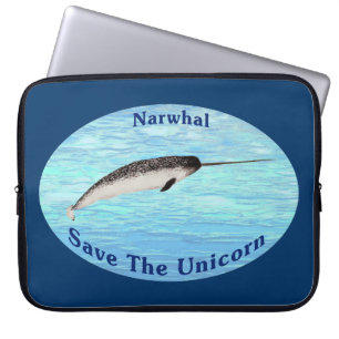 Capa Para Notebook Narwhal - Salvar o Unicórnio