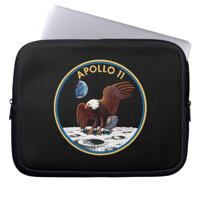 Capa Para Notebook NASA Apollo 11 Landing Landing Lunar Patch Insigni (Frente)