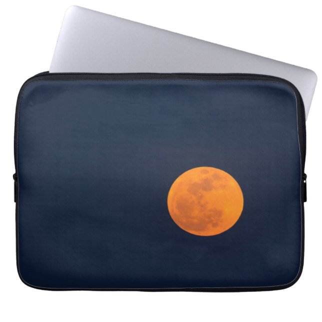 Capa Para Notebook Nascer da Lua da Super Lua | Savannah, Geórgia (Frente)