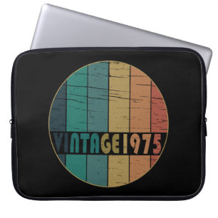 Capa Para Notebook Nascer em 1975 vintage 49º aniversário