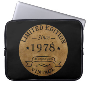 Capa Para Notebook Nascer em 1978 Vintage Classic