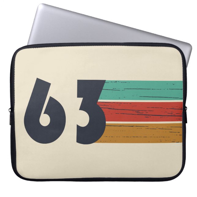 Capa Para Notebook nascer em presente de aniversário de 1963 (Frente)