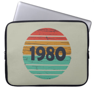 Capa Para Notebook Nascer em presente de aniversário de 1980
