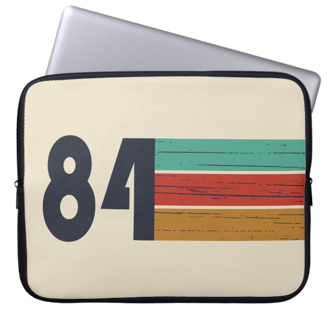 Capa Para Notebook nascer em presente de aniversário de 1984 (Frente)