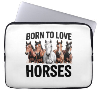 Capa Para Notebook Nascer para Cavalos de Amor