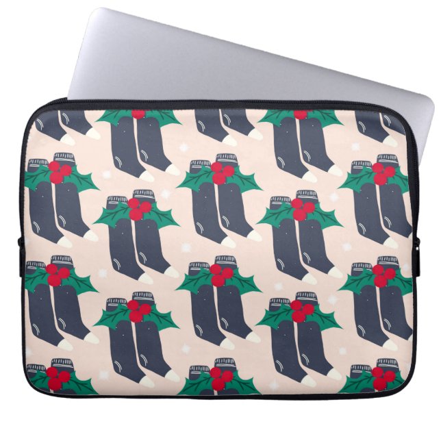 Capa Para Notebook Natais vintages Wall Art (Frente)